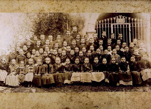 1880 Schulklasse Ca. 1880